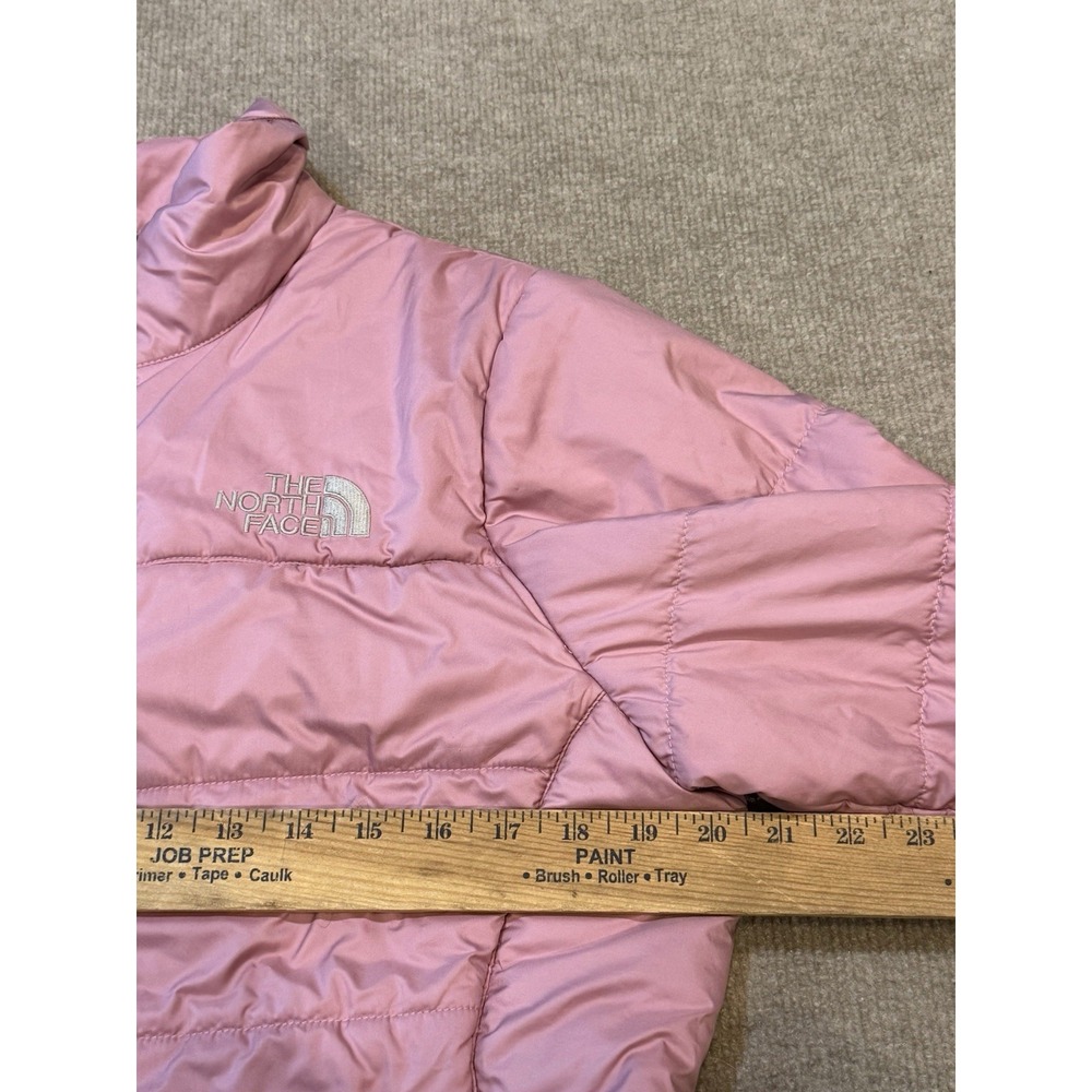 The North Face Women's Goose Down Quilted Puffer Jacket Medium Pink - Picture 7 of 8